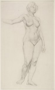 立っている女性のヌード、1914